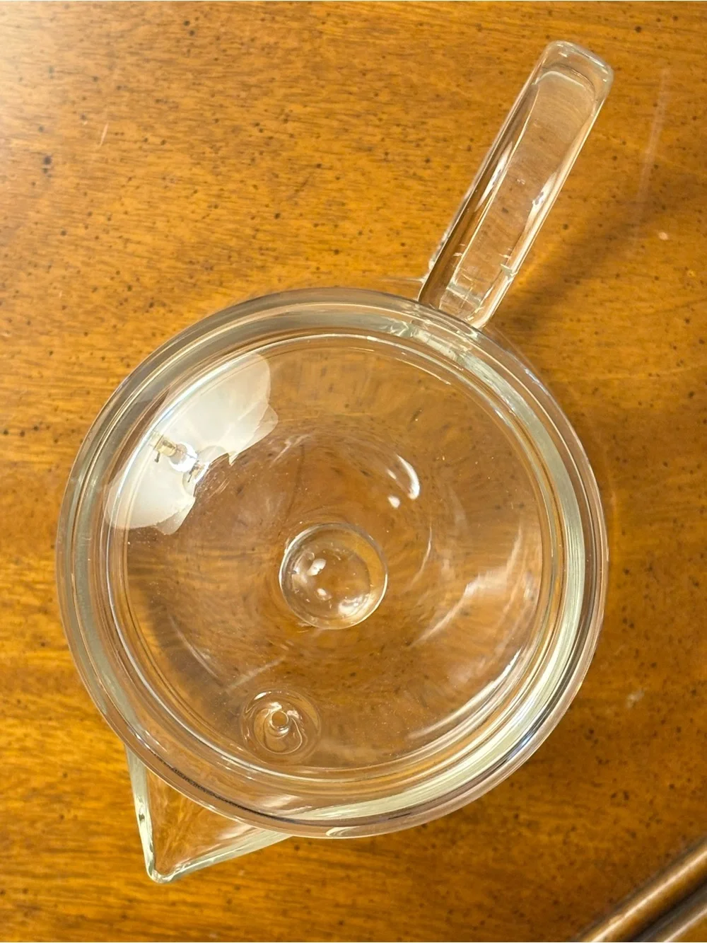 Clear Borosilicate Glass Teapot Tea Server w/ Glass Lid Minimalist